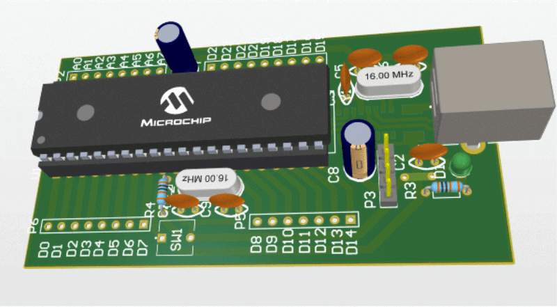 ساخت آردوینو ساده با ATmega32